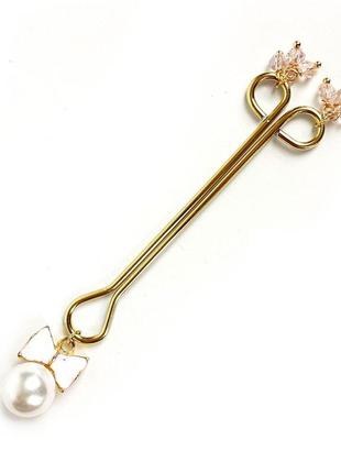 Зажим для клітора art of sex - clit clamp bow pearl