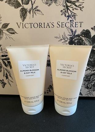 Гель для душу victoria's secret natural beauty almond blossom & oat milk moisturizing cream body wash оригінал1 фото