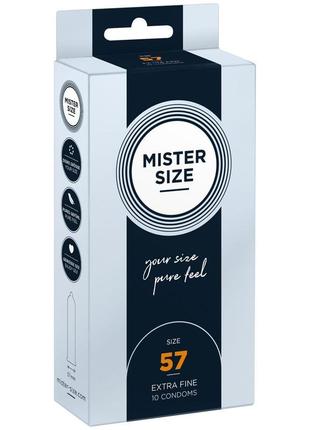 Презервативы mister size - pure feel - 57 (10 condoms), толщин...