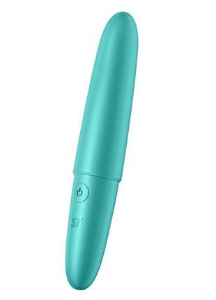 Вібратор для клітора satisfyer ultra power bullet 6 turquoise