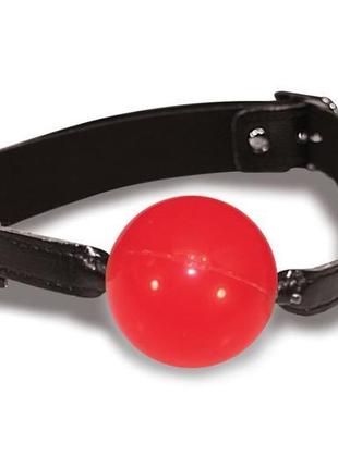 Класичний кляп з кулькою sex and mischief - solid red ball gag