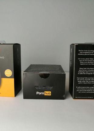 Ерекційне віброкільце pornhub turbo cock ring (незначні дефект...