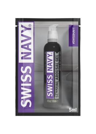 Пробник swiss navy sensual arousal gel 5 мл