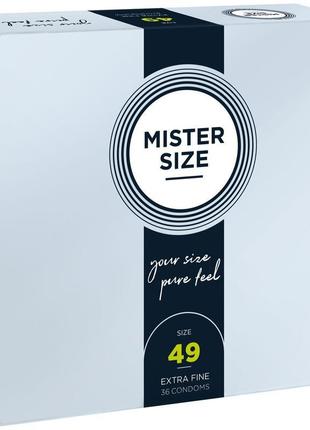 Презервативи mister size — pure feel — 49 (36 condoms), товщин...