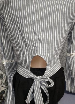 Топ блуза з натуральної тканини9 фото