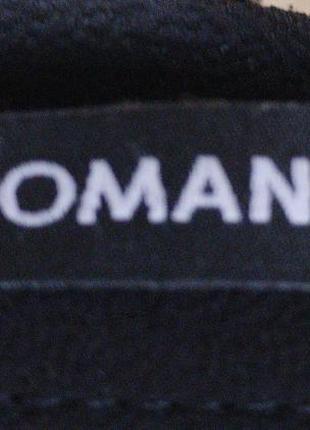 Элегантная черная шифоновая блуза безрукавка от бренда roman5 фото