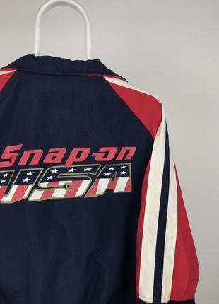 Винтажная ветровка snap on made in usa vintage ralph starter nba dolce acne stussy carhartt4 фото