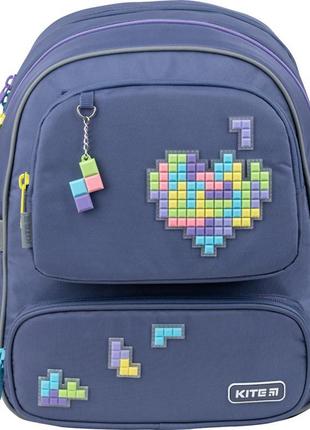 Рюкзак напівкаркасний kite education tetris + гарантований под...