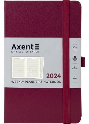 Щотижневик 2024 axent partner strong 8505-24-46-a, 125x195 мм,...