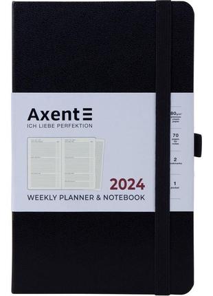 Щотижневик 2024 axent partner strong 8505-24-01-a, 125x195 мм,...