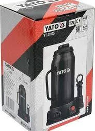 Гідравлічний пляшковий домкрат yato yt17005