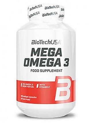 Риб'ячий жир mega omega 3 biotech usa 180 капсул