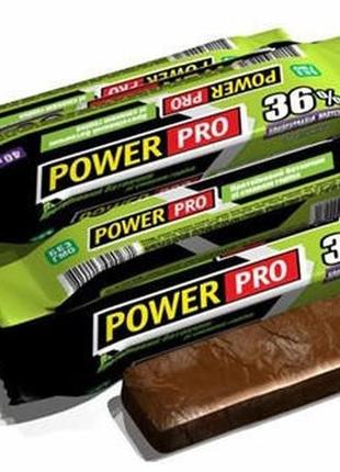 Протеїновий батончик power pro (36%) 60 грамів смак «орех» без...