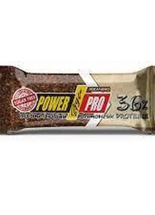 Протеїновий батончик power pro 36% мокачино без сахара 60 грамів