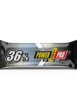 Протеїновий батончик power pro (36%) 60 грамів смак «брют» 20 шт