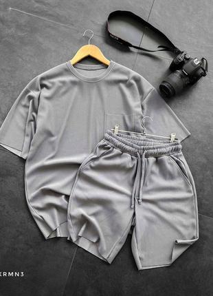 Костюм футболка шорты/Чуто мужские летние костюмы1 фото