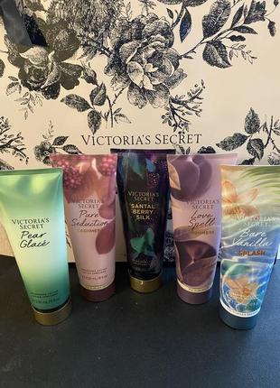 Лосьон victoria's secret love spell cashmere, santal berry silk, pear glace, bare vanilla splash, pure seduction cashmere оригинал1 фото