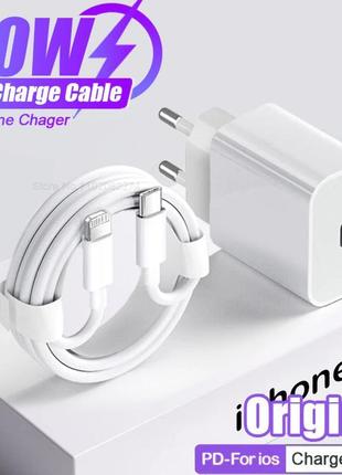 Зарядний пристрій для iphone apple 20w usb-c power adapter fukabo