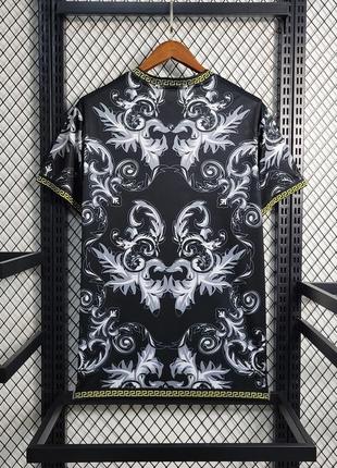 Футболка italia puma versace special edition спортивная футбольная форма имталия черная пума унисекс2 фото