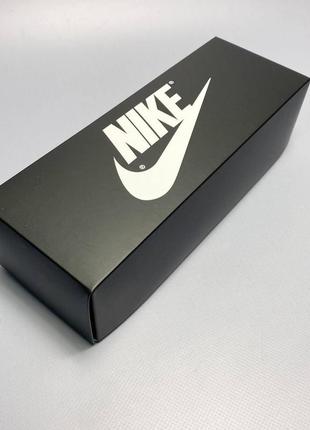 Мужские носки nike высокие в коробке 5 пары подарочный набор носков 41-45р бело черные3 фото