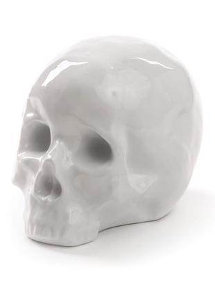 Статуетка порцеляновий "череп" білий 24 × 14 см