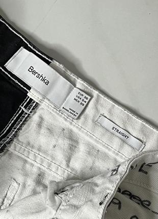 Bershka jeans pants straight women’s5 фото