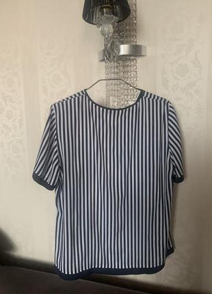 Эффектная блуза в вертикальную полосу gerry weber p.42/xl,2xl2 фото