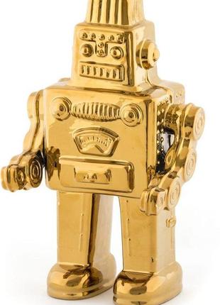 Робот фарфор, золото 30 x 17.4 см