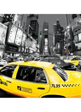 Фотокартина yellow cabs 60 х 80 см