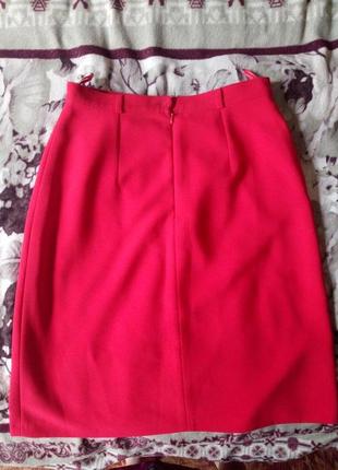 Оригинальная красная юбка оригінальна чeрвона спідниця2 фото