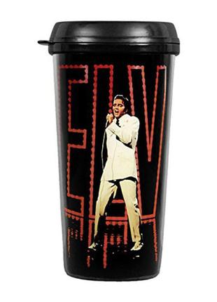 Кухоль з кришкою "elvis travel mug: in lights"