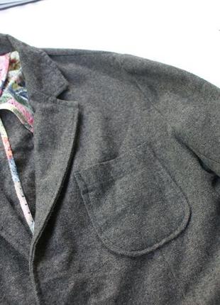Брендовый пиджак блейзер в составе шерсть италия2 фото