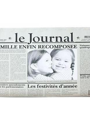 Килимок-фоторамка під посуд "французькі новини"