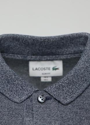 Мужская поло футболка lacoste оригинал [ 5 l ]6 фото