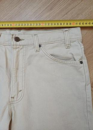 Джинсы бежевые levi's 550 related fit  
size w 33 l 32 
 made in u.s.a2 фото