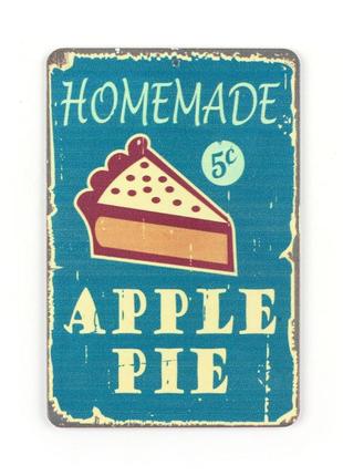 Магніт вінтаж "apple pie", метал, 10 х 8 см