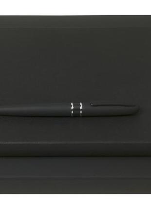 Набір stripe soft black блокнот а5 та перова ручка