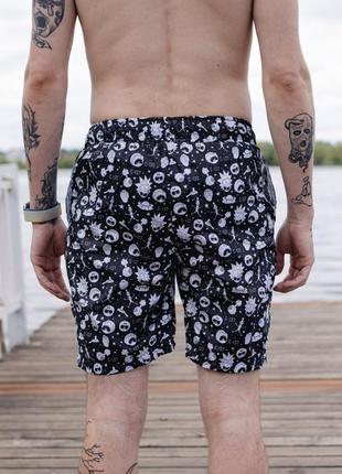 Плавающие шорты without rick and morty black4 фото