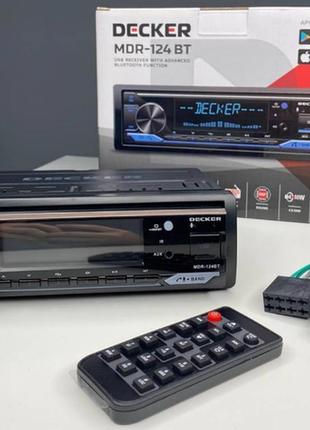 Автомагнітола процесорна decker mdr-124 bt dsp