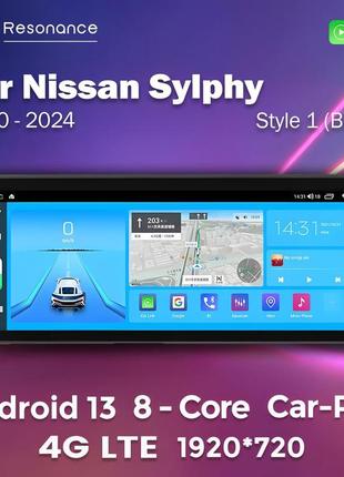 Штатна магнітола nissan sylphy (2020-2024) (4/32) стиль 1 (bmw)