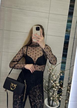 Лонгслив сеточка