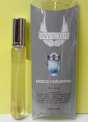 Paco rabanne invictus чоловічі парфуми 20 мл.