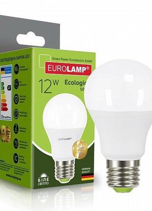 Eurolamp led лампа эко серия d а60 12w e27 4000k (50) (12274d)