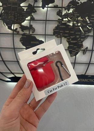 Чохол для навушників silicone case для airpods 1/2,чохол для навушників аірподс 1/21 фото