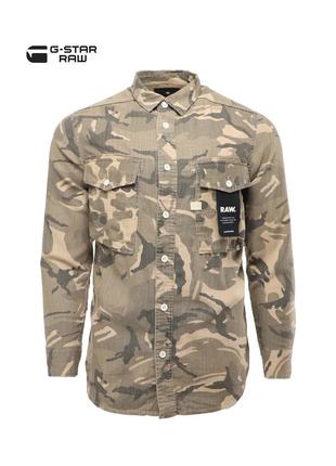 Мужская рубашка-рубашка g-star raw camo оригинал [ s-m ]1 фото