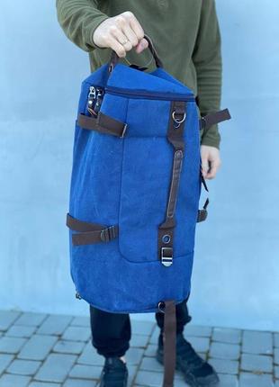 Сумка-рюкзак  111 синя5 фото