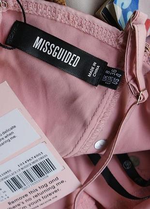 Брендова атласна сукня на шнурівці від missguided9 фото