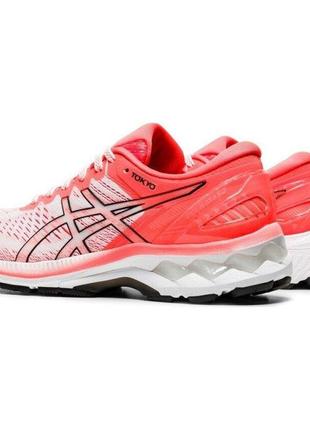 Кросівки для бігу asics 1012a948 gel-kayano 27 tokyo white sunrise red 2021 (40)4 фото