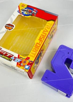 Трансформер робот цифра превращается в технику подарок мальчику