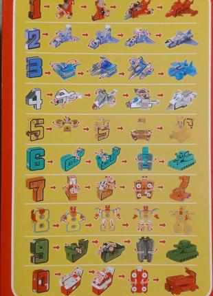 Трансформер робот цифра превращается в технику подарок мальчику